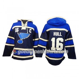 St. Louis Blues Brett Hull 16 Blauw Hoodie Sawyer - Mannen